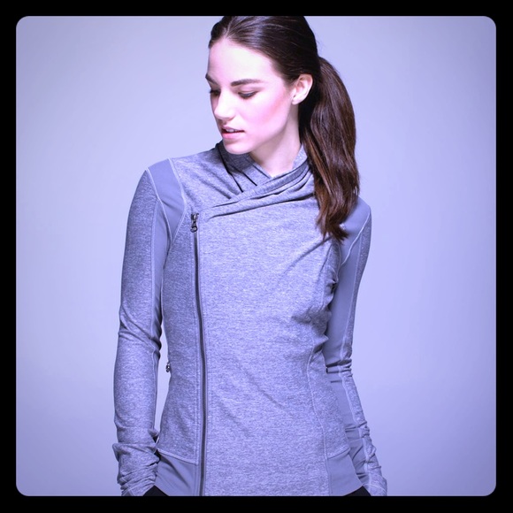lululemon athletica Jackets & Blazers - ⬇️$118 LULULEMON Bhakti Yoga Jckt Heathered Slate